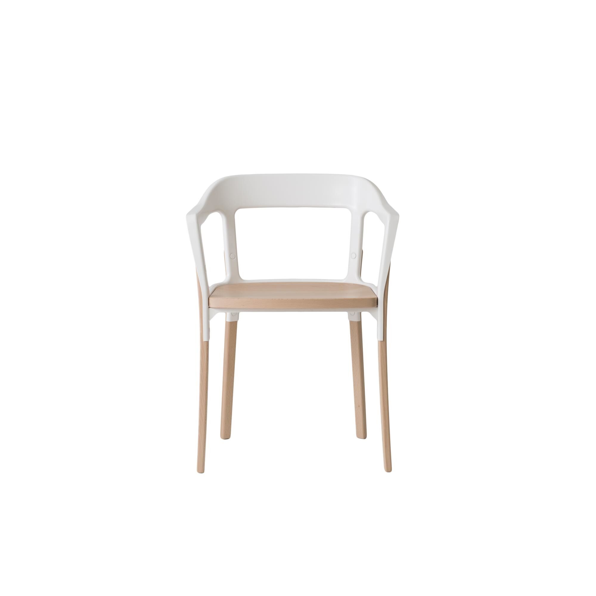 Steelwood Spisebordsstol Natural/Hvid