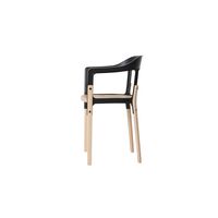 Steelwood Dining Chair Natural/ Black