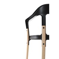 Steelwood Dining Chair Natural/ Black
