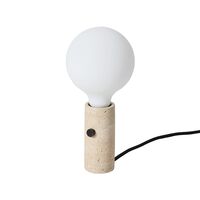 Core Pendant/ Table Lamp Cream Travertine