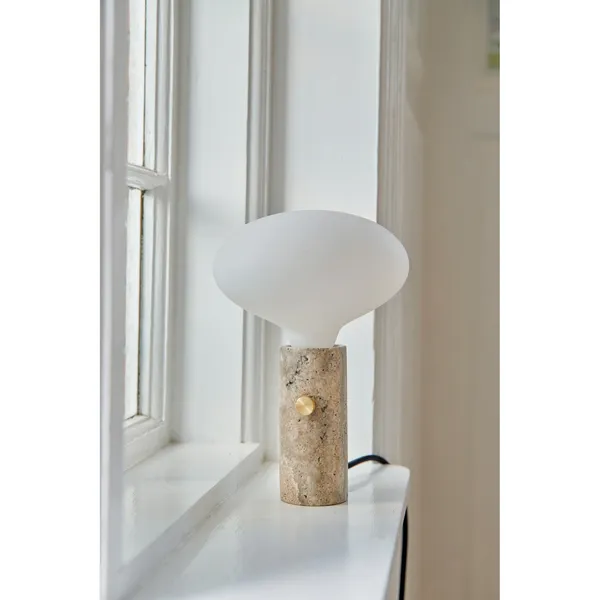 Core Pendant/ Table Lamp Cream Travertine