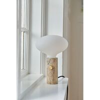Core Pendant/ Table Lamp Cream Travertine