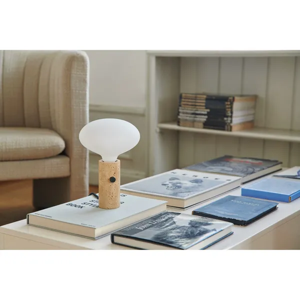 Core Pendant/ Table Lamp Cream Travertine