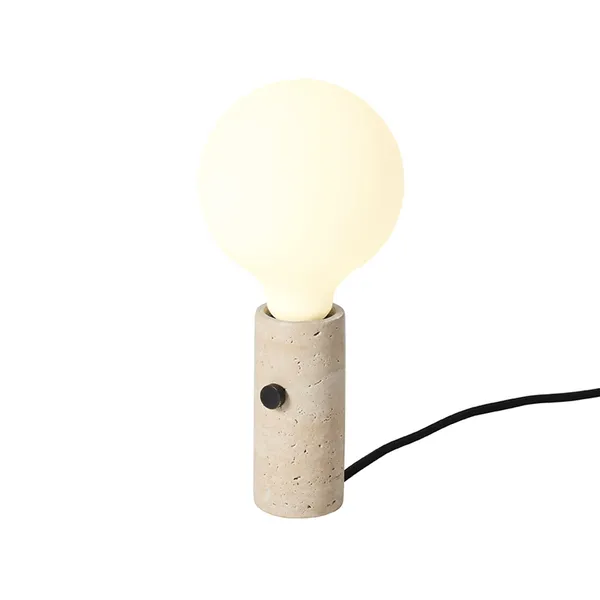 Core Pendant/ Table Lamp Cream Travertine