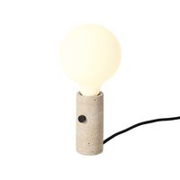 Core Pendant/ Table Lamp Cream Travertine