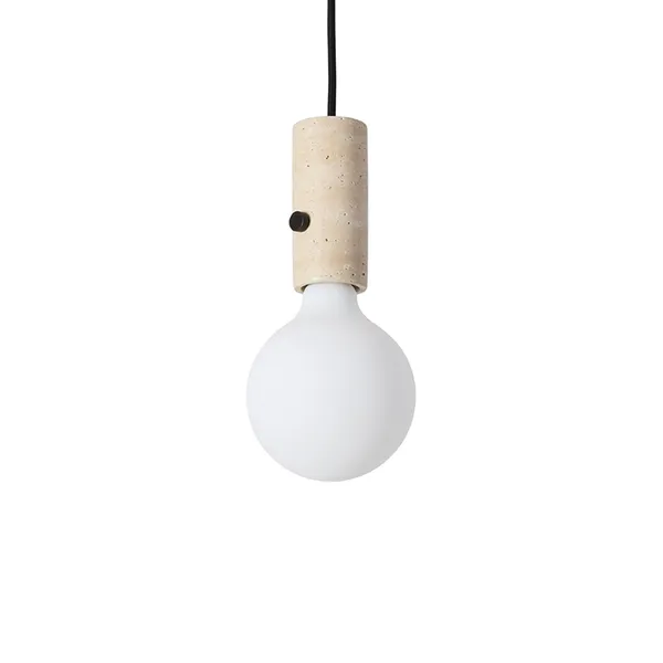 Core Pendant/ Table Lamp Cream Travertine