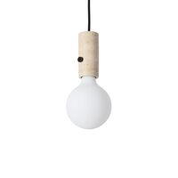 Core Pendant/ Table Lamp Cream Travertine