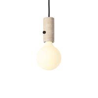 Core Pendant/ Table Lamp Cream Travertine