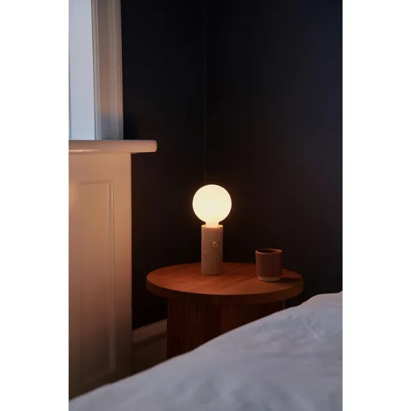 Core Pendant/ Table Lamp Cream Travertine