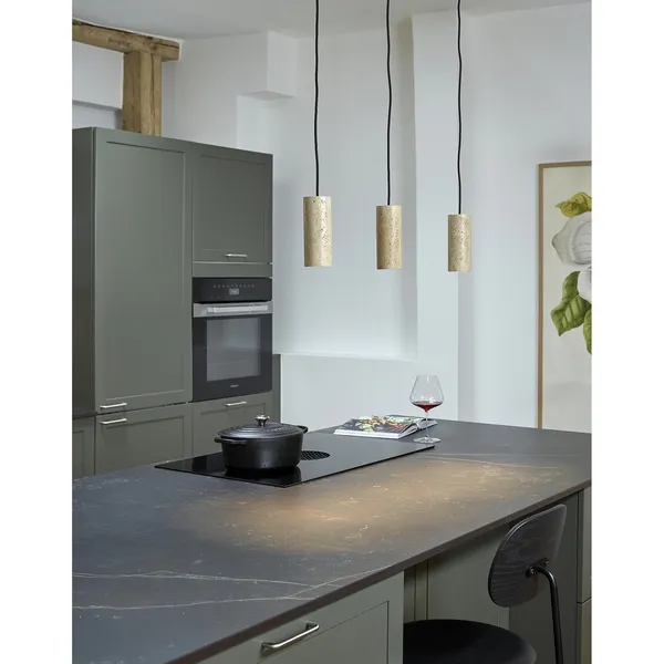 Core Pendant Cream Travertine