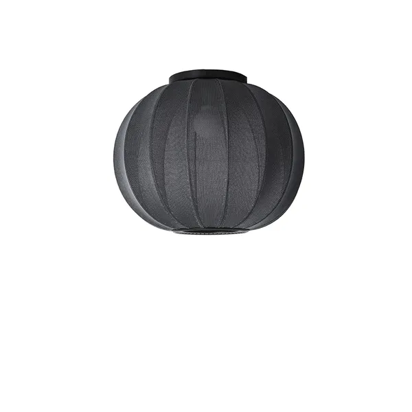 Knit-Wit Round Ceiling Light Ø45 Black