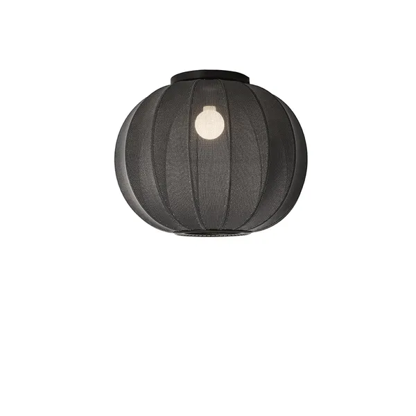 Knit-Wit Round Ceiling Light Ø45 Black
