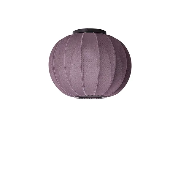 Knit-Wit Round Ceiling Light Ø45 Burgundy