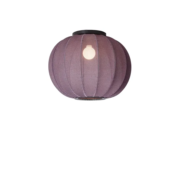 Knit-Wit Round Ceiling Light Ø45 Burgundy