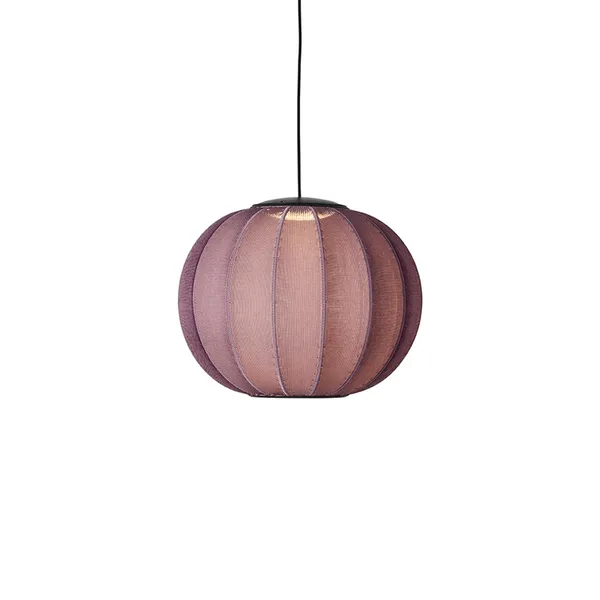 Knit-Wit Round Pendant Ø45 Burgundy LED