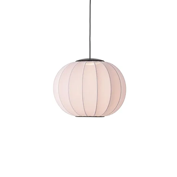 Knit-Wit Round Pendant Ø45 Light Pink LED