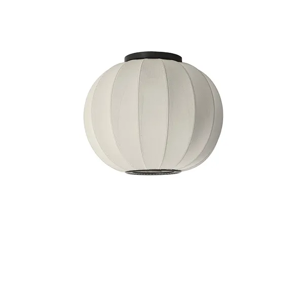 Knit-Wit Round Ceiling Light Ø45 Pearl White