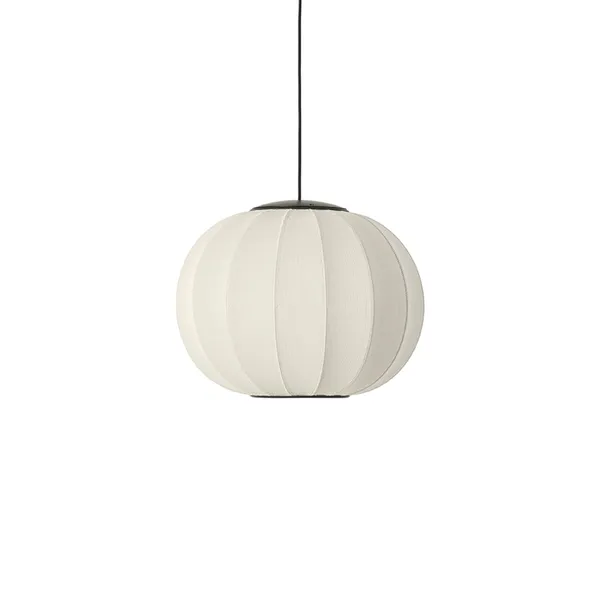 Knit-Wit Round Pendant Ø45 Pearl White LED