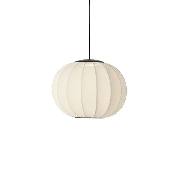 Knit-Wit Round Pendant Ø45 Pearl White LED