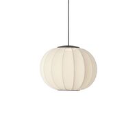 Knit-Wit Round Pendant Ø45 Pearl White LED