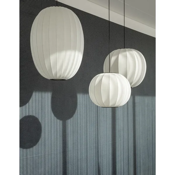 Knit-Wit Round Pendant Ø45 Pearl White LED