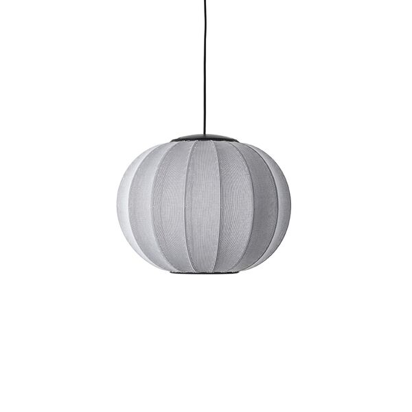 , Gestrickter Runder Pendelleuchte Ø45 Silber LED