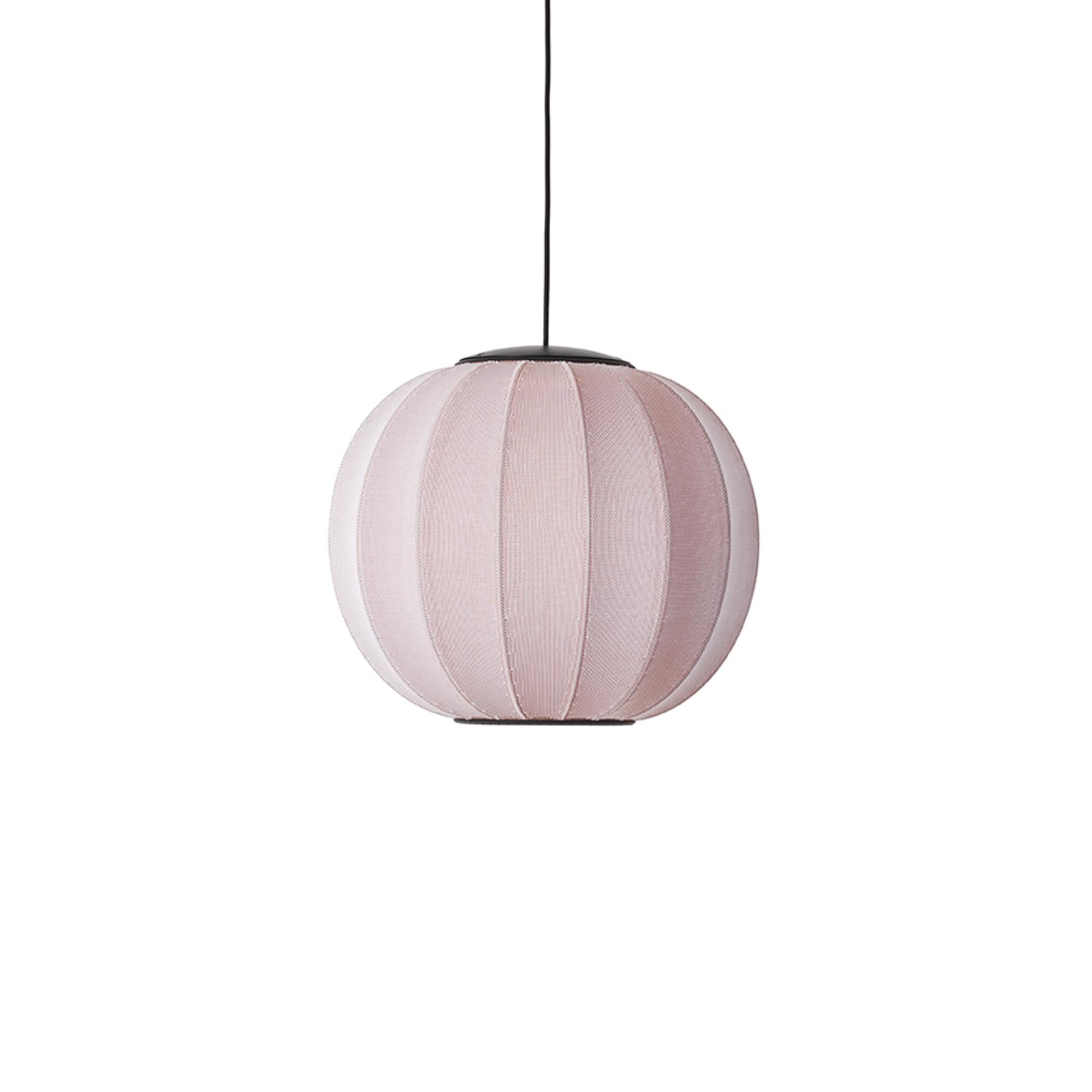 Suspension Rond Tricoté à La Ø45 en Pierre de Sable LED