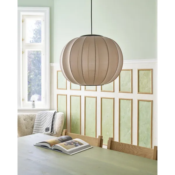 Knit-Wit Round Pendant Ø45 Sand Stone LED