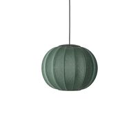 Knit-Wit Round Pendant Ø45 Tweed Green LED