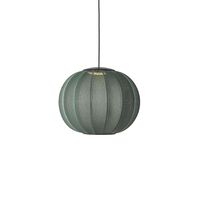 Knit-Wit Round Pendant Ø45 Tweed Green LED