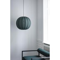 Knit-Wit Round Pendant Ø45 Tweed Green LED
