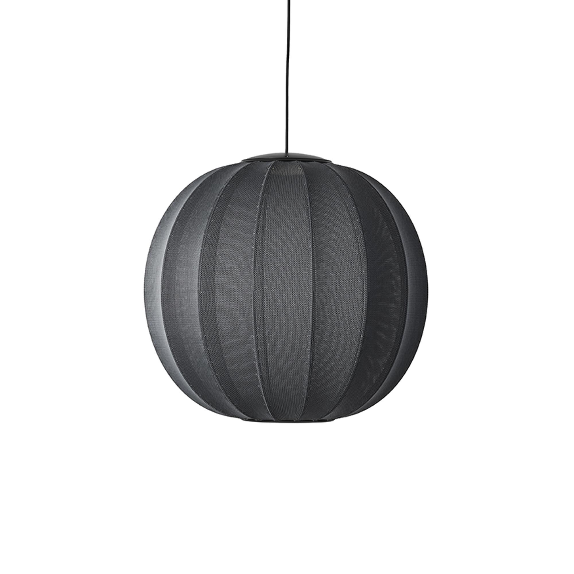 Knit-Wit Rund Taklampa &Oslash;60 Svart LED
