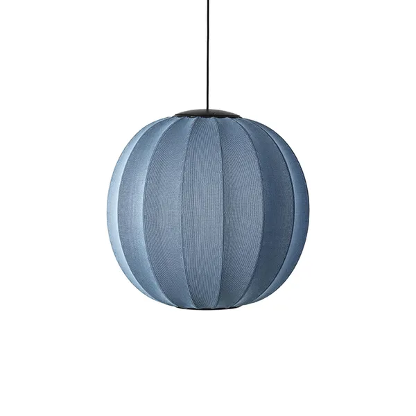Knit-Wit Round Pendant Ø60 Blue Stone LED