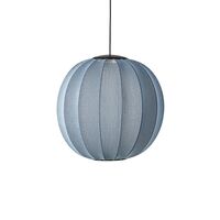 Knit-Wit Round Pendant Ø60 Blue Stone LED