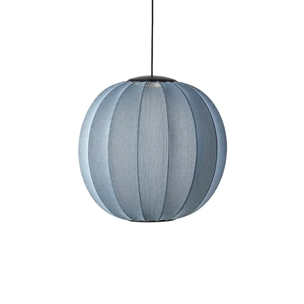 Knit-Wit Round Pendant Ø60 Blue Stone LED