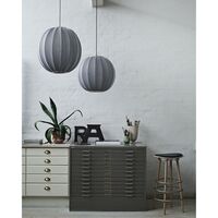 Knit-Wit Round Pendant Ø60 Blue Stone LED