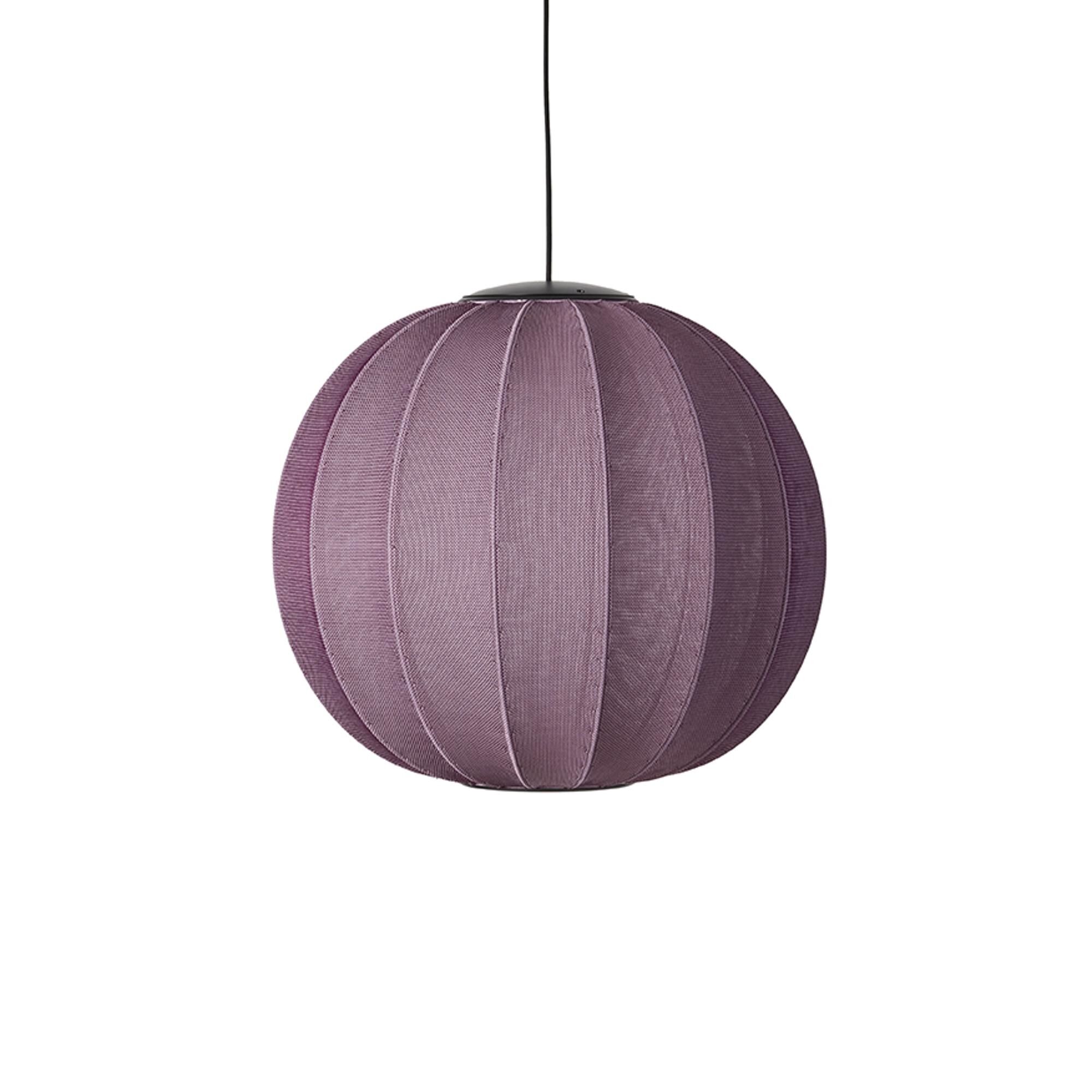 Knit-Wit Rund Taklampa &Oslash;60 Burgundy LED