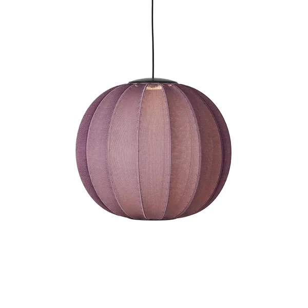 Knit-Wit Round Pendant Ø60 Burgundy LED