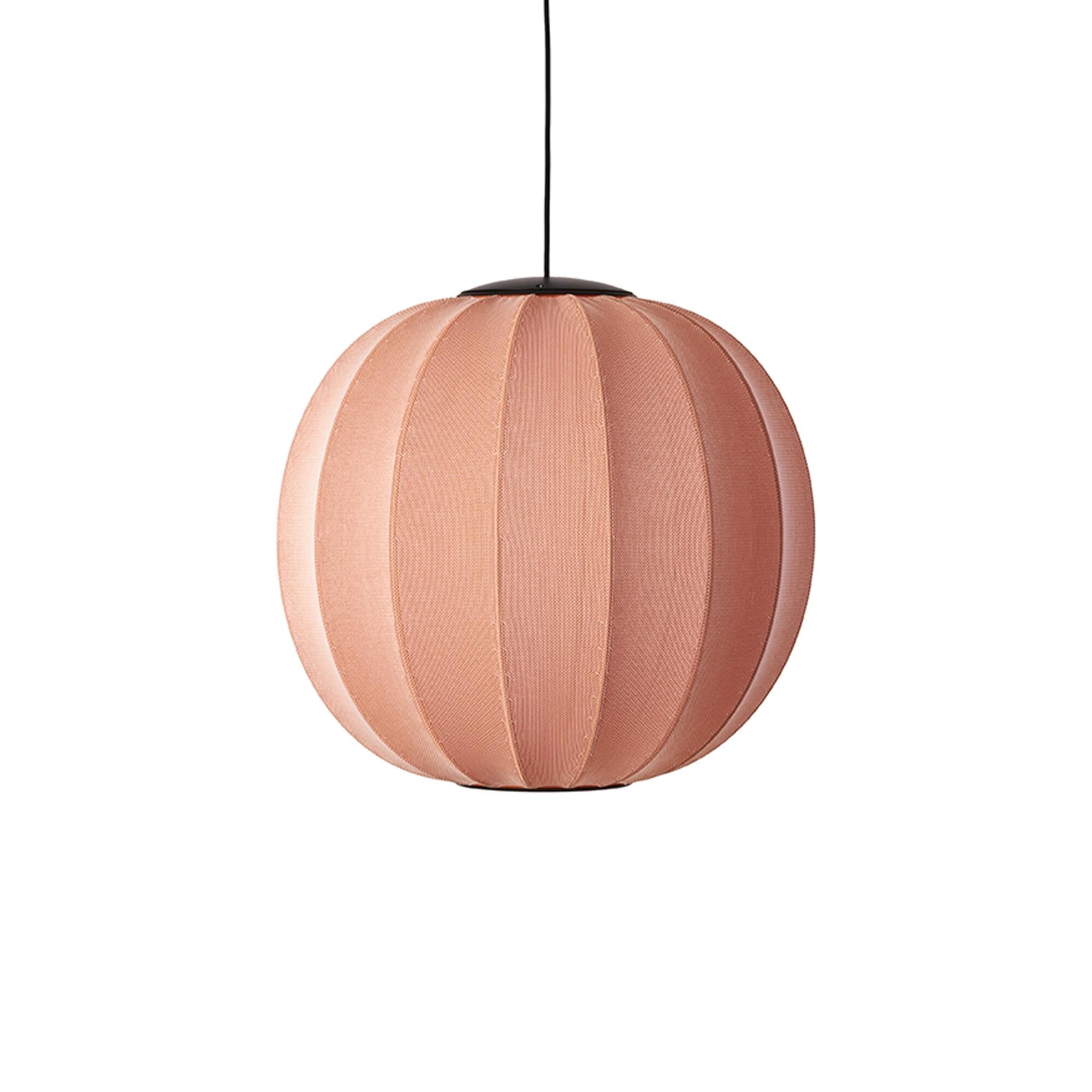 Knit-Wit Rund Taklampa &Oslash;60 Korall LED