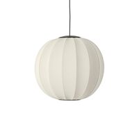 Knit-Wit Round Pendel Ø60 Pearl White LED
