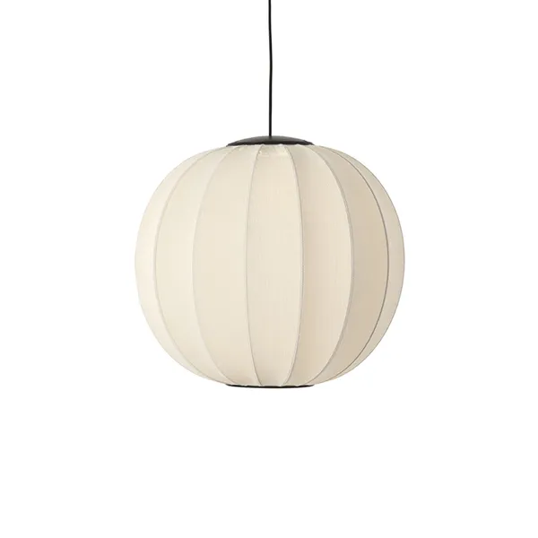 Knit-Wit Round Pendel Ø60 Pearl White LED