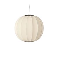 Knit-Wit Round Pendel Ø60 Pearl White LED
