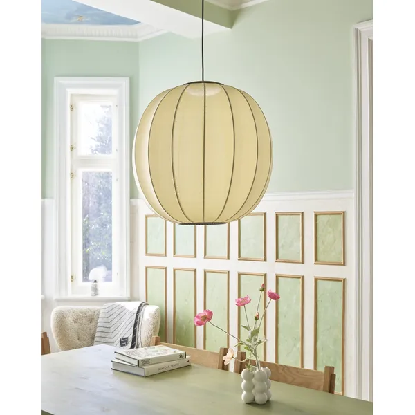 Knit-Wit Round Pendel Ø60 Pearl White LED