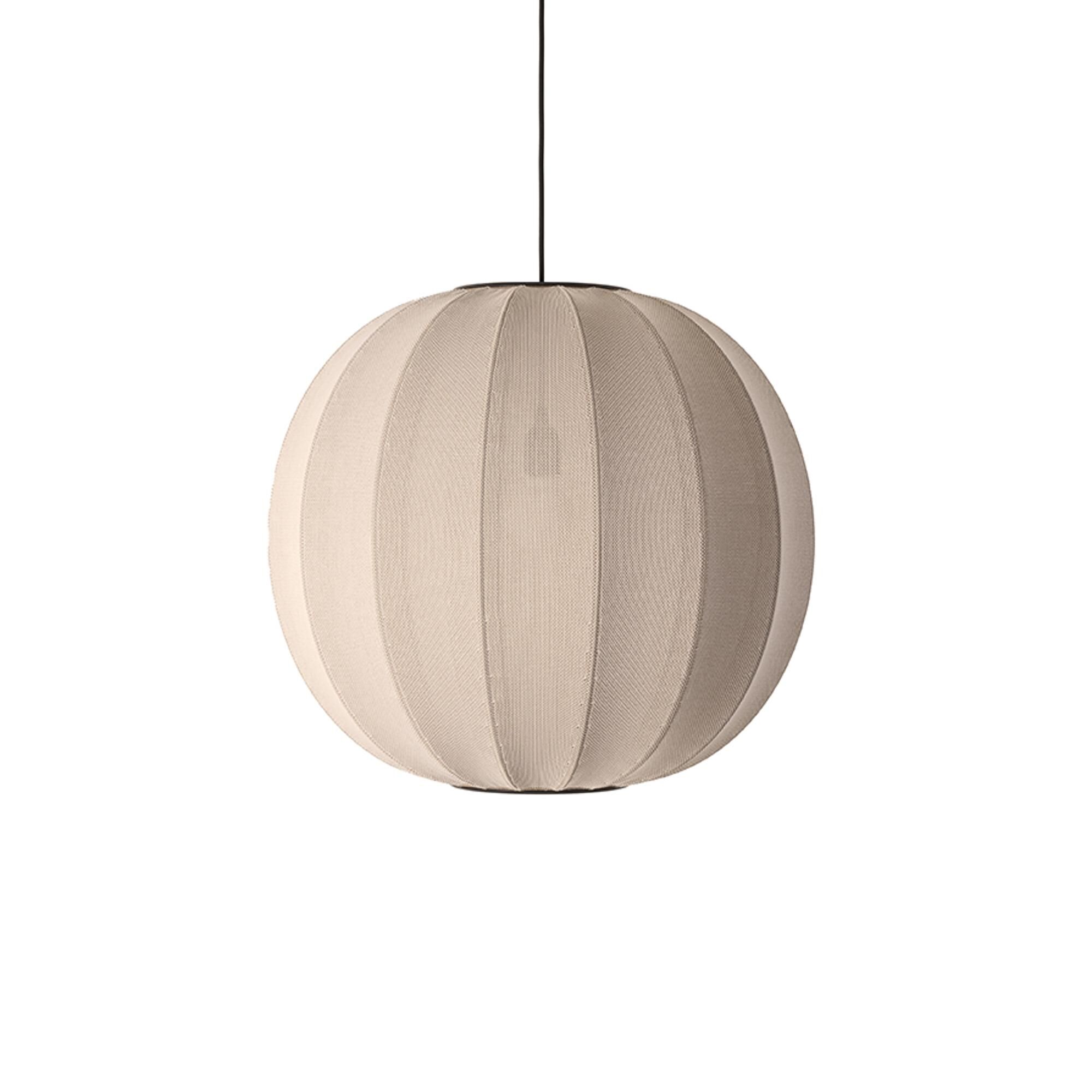 Knit-Wit Rund Taklampe É60 Sand Stein LED