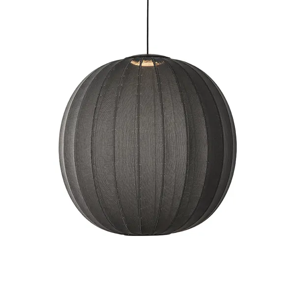 Knit-Wit Round Pendel Ø75 Sort LED