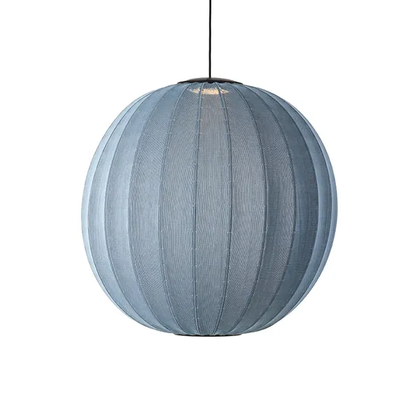 Knit-Wit Round Pendel Ø75 Blue Stone LED