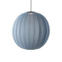 Knit-Wit Round Pendel Ø75 Blue Stone LED