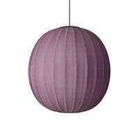 Knit-Wit Round Pendel Ø75 Burgundy LED