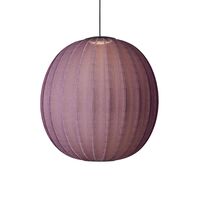 Knit-Wit Round Pendel Ø75 Burgundy LED