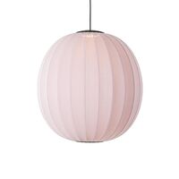 Knit-Wit Round Pendel Ø75 Lysepink LED